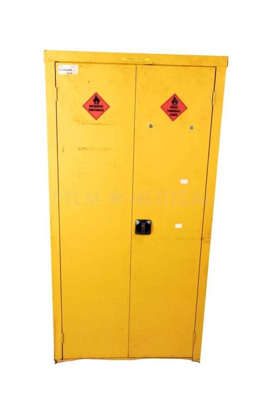 Yellow Two Doors Cabinet 
